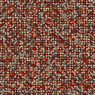 Soyut Geometrik Desen üretken hesaplama sanatı çizimi