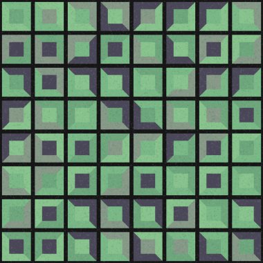 Soyut Geometrik Desen üretken hesaplama sanatı çizimi