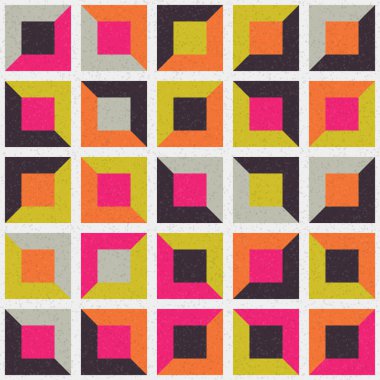 Soyut Geometrik Desen üretken hesaplama sanatı çizimi