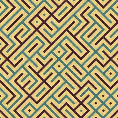 Soyut Geometrik Desen üretken hesaplama sanatı çizimi