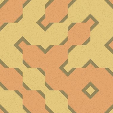 Soyut Geometrik Desen üretken hesaplama sanatı çizimi