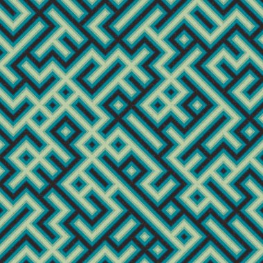 Soyut Geometrik Desen üretken hesaplama sanatı çizimi