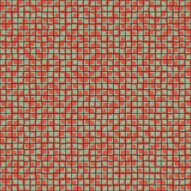 Soyut Geometrik Desen üretken hesaplama sanatı çizimi