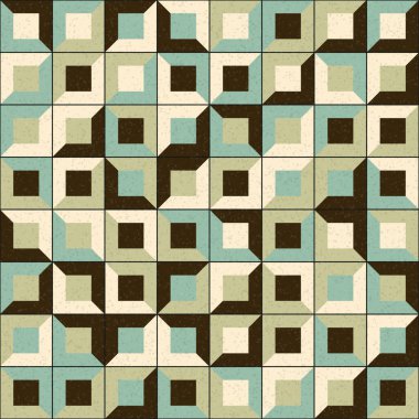 Soyut Geometrik Desen üretken hesaplama sanatı çizimi