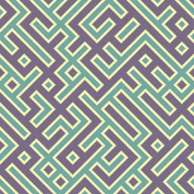 Soyut Geometrik Desen üretken hesaplama sanatı çizimi