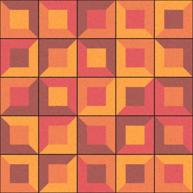 Soyut Geometrik Desen üretken hesaplama sanatı çizimi