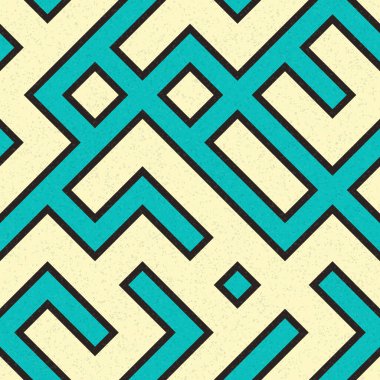 Soyut Geometrik Desen üretken hesaplama sanatı çizimi