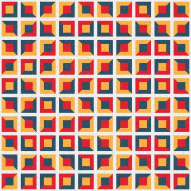 Soyut Geometrik Desen üretken hesaplama sanatı çizimi