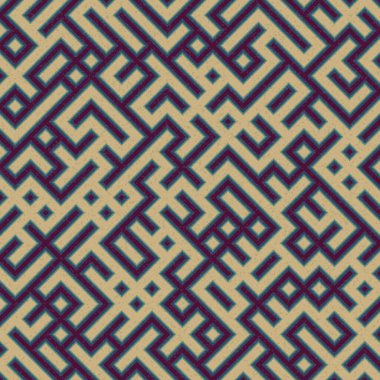 Soyut Geometrik Desen üretken hesaplama sanatı çizimi