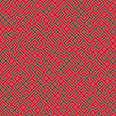 Soyut Geometrik Desen üretken hesaplama sanatı çizimi