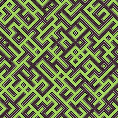 Soyut Geometrik Desen üretken hesaplama sanatı çizimi