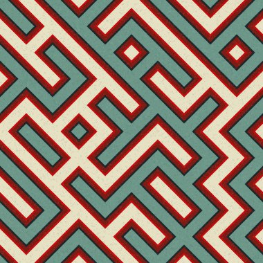 Soyut Geometrik Desen üretken hesaplama sanatı çizimi