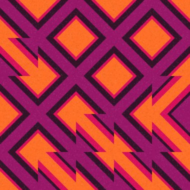 Soyut Geometrik Desen üretken hesaplama sanatı çizimi