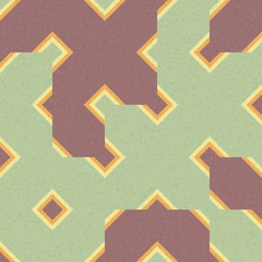 Soyut Geometrik Desen üretken hesaplama sanatı çizimi