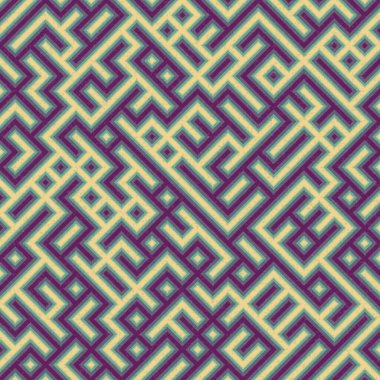 Soyut Geometrik Desen üretken hesaplama sanatı çizimi