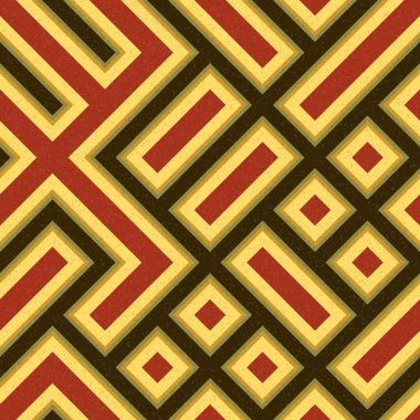 Soyut Geometrik Desen üretken hesaplama sanatı çizimi