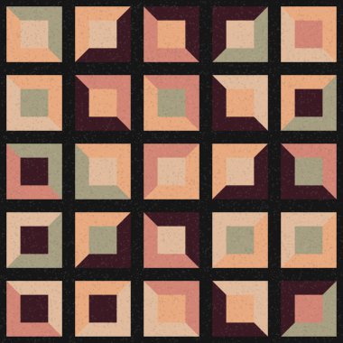 Soyut Geometrik Desen üretken hesaplama sanatı çizimi