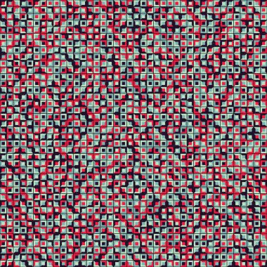 Soyut Geometrik Desen üretken hesaplama sanatı çizimi