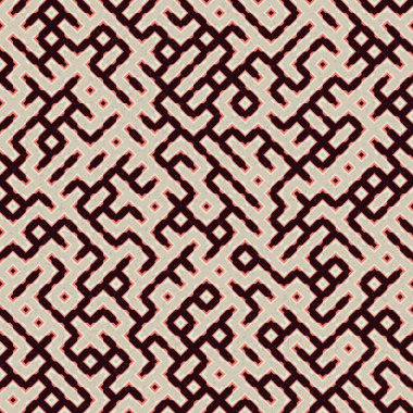 Soyut Geometrik Desen üretken hesaplama sanatı çizimi