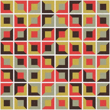 Soyut Geometrik Desen üretken hesaplama sanatı çizimi