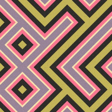 Soyut Geometrik Desen üretken hesaplama sanatı çizimi