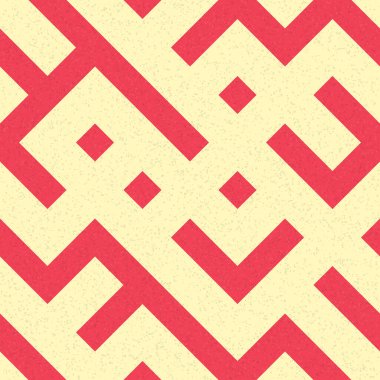 Soyut Geometrik Desen üretken hesaplama sanatı çizimi