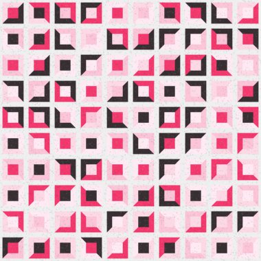 Soyut Geometrik Desen üretken hesaplama sanatı çizimi