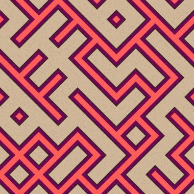 Soyut Geometrik Desen üretken hesaplama sanatı çizimi