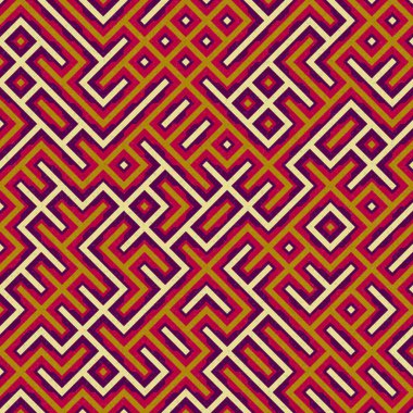 Soyut Geometrik Desen üretken hesaplama sanatı çizimi