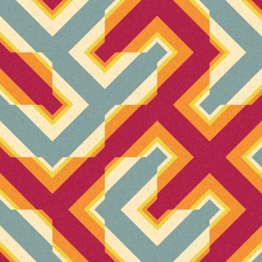 Soyut Geometrik Desen üretken hesaplama sanatı çizimi