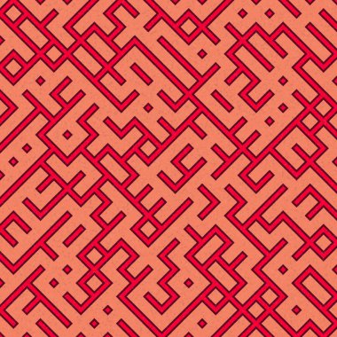 Soyut Geometrik Desen üretken hesaplama sanatı çizimi