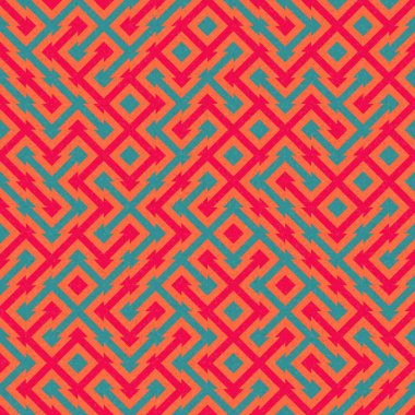 Soyut Geometrik Desen üretken hesaplama sanatı çizimi