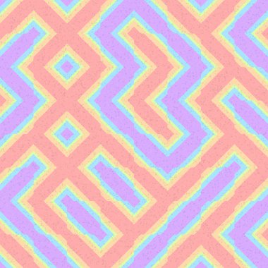 Soyut Geometrik Desen üretken hesaplama sanatı çizimi