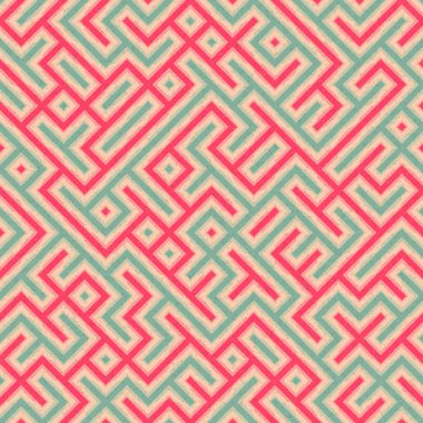 Soyut Geometrik Desen üretken hesaplama sanatı çizimi