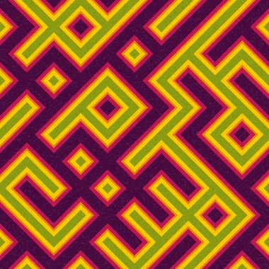 Soyut Geometrik Desen üretken hesaplama sanatı çizimi