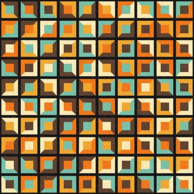 Soyut Geometrik Desen üretken hesaplama sanatı çizimi