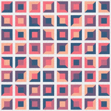 Soyut Geometrik Desen üretken hesaplama sanatı çizimi