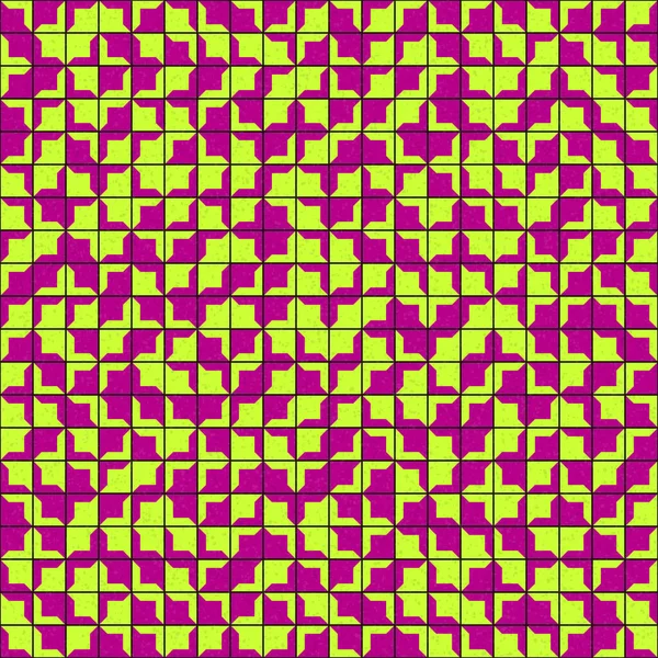 Abstrakte Geometrische Muster Generative Computergestützte Kunstillustration — Stockvektor