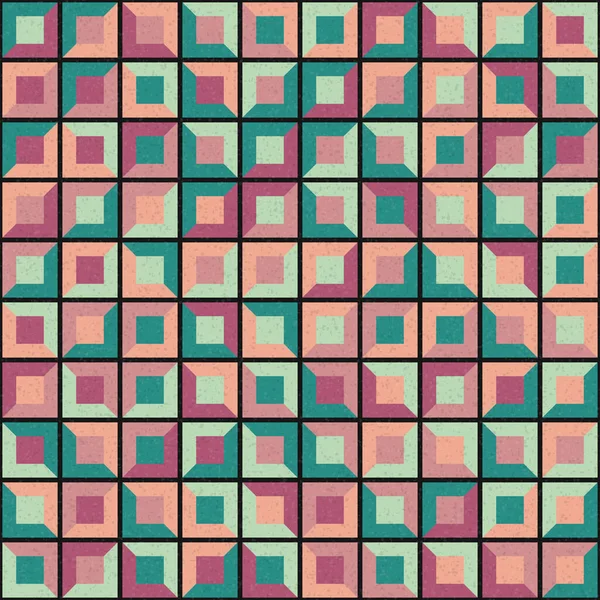 Abstrakte Geometrische Muster Generative Computergestützte Kunstillustration — Stockvektor