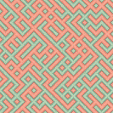 Soyut Geometrik Desen üretken hesaplama sanatı çizimi