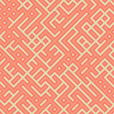 Soyut Geometrik Desen üretken hesaplama sanatı çizimi