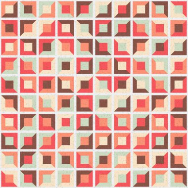 Soyut Geometrik Desen üretken hesaplama sanatı çizimi