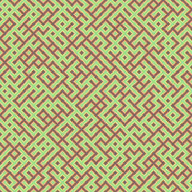 Soyut Geometrik Desen üretken hesaplama sanatı çizimi