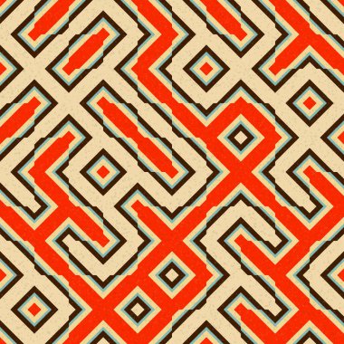 Soyut Geometrik Desen üretken hesaplama sanatı çizimi