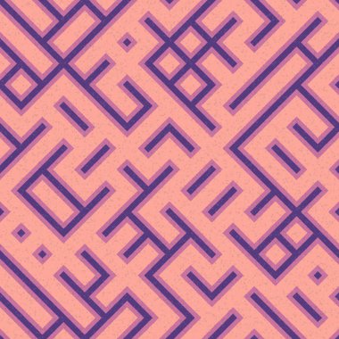 Soyut Geometrik Desen üretken hesaplama sanatı çizimi