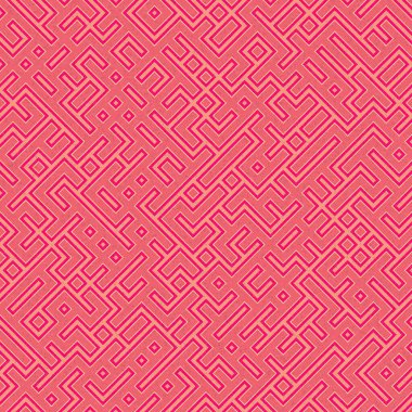 Soyut Geometrik Desen üretken hesaplama sanatı çizimi