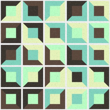 Soyut Geometrik Desen üretken hesaplama sanatı çizimi