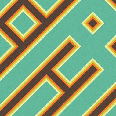 Soyut Geometrik Desen üretken hesaplama sanatı çizimi