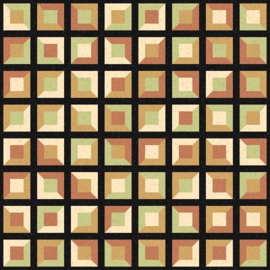 Soyut Geometrik Desen üretken hesaplama sanatı çizimi