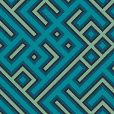 Soyut Geometrik Desen üretken hesaplama sanatı çizimi